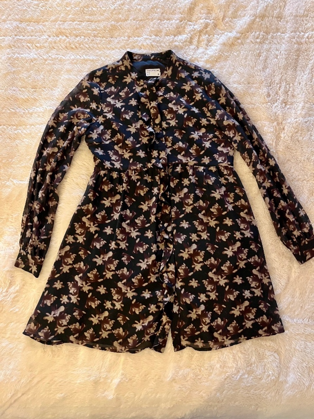 Frank And Oak Floral Dress – Size Small